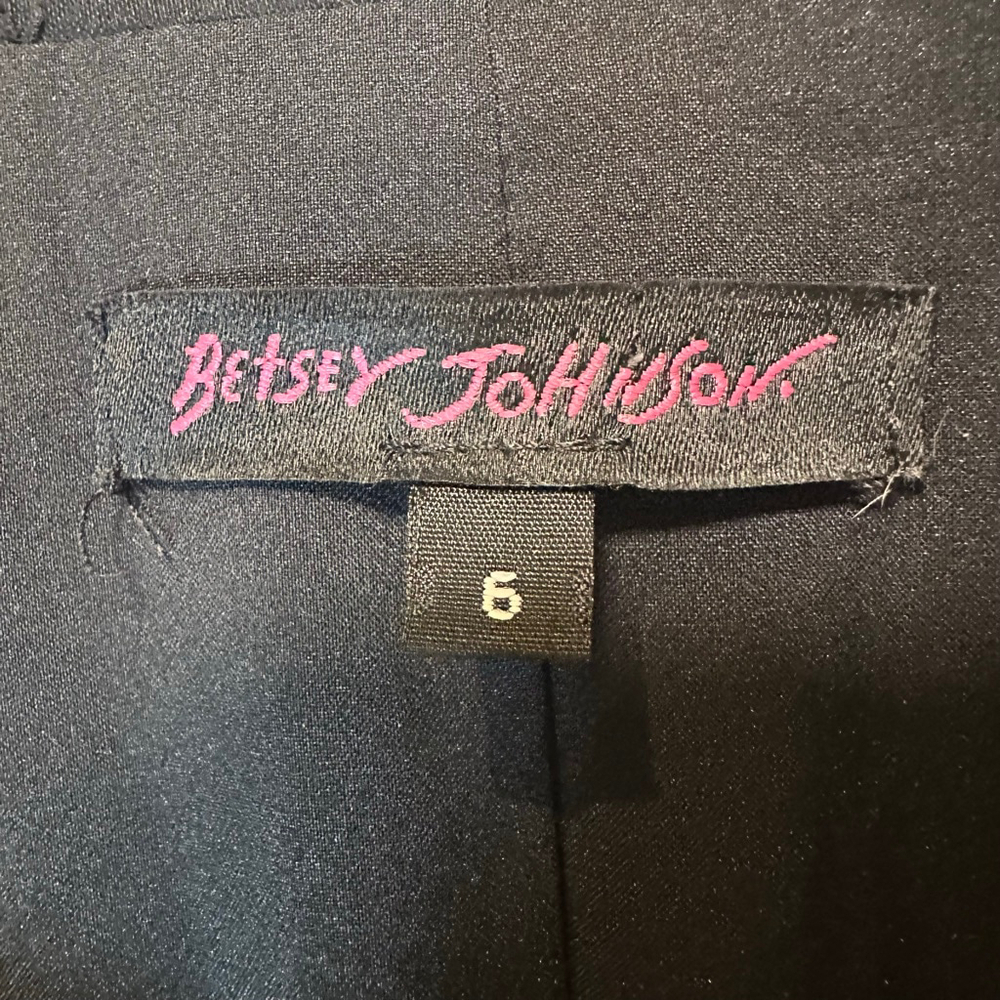 Rare Betsey Johnson Butterfly Coat Dress| Y2K Novelty Print | Collectors Piece-6 - Picture 8 of 8